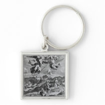 Adam and Eve after the Fall Key Chains