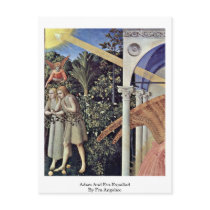 Adam And Eve Expelled By Fra Angelico Post Cards