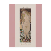 Adam and Eve Gustav Klimt 1917-1918 Postcard