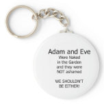 Adam and Eve Keychain