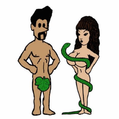 Adam and Eve Cut Out by KevinMayle