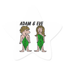 Adam and Eve Stickers