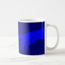 Adam and God Coffee Mug