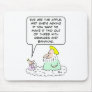 adam eve god angel oranges bananas apple mousepad