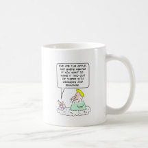 adam eve god angel oranges bananas apple coffee mugs