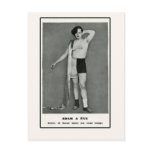 Adam & Eve Half Man Half Woman postcards