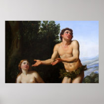 adam & eve - tree in the midst of the garden posters