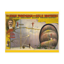 Adam Forepaugh and Sells Brothers Circus Poster