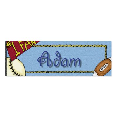 Adam Personalised Sports by TheNameStore