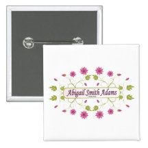 Adams ~ Abigail Smith Pinback Button