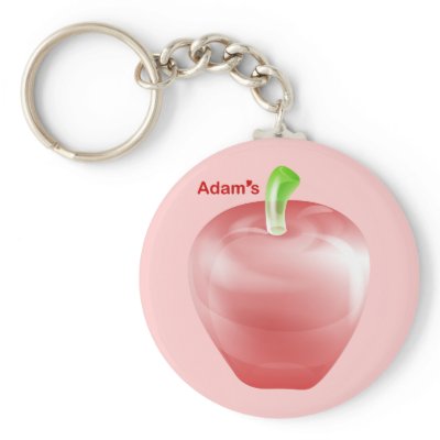 Adam's Apple Key Chains by tshirtdujour