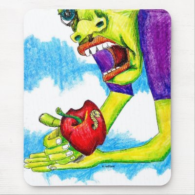 Adam's Apple Mouse Mats by Hoffard