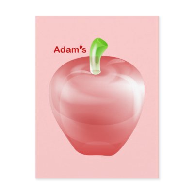 Adam's Apple Postcard by tshirtdujour