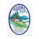 Adams Brand Vintage Grocery Label Postcard