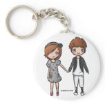 Adams Couple Keychain