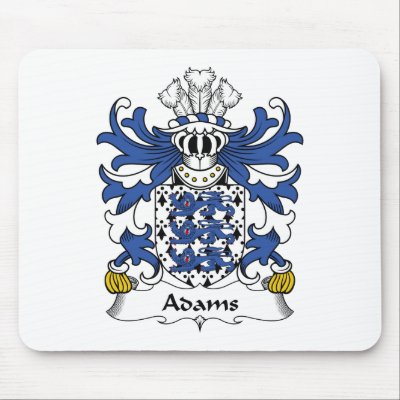 Adams Family Crest Mouse Pads by coatsofarms