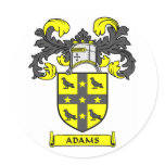 ADAMS Family Crest stickers