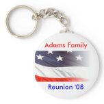 Adams Family Reunion keychains