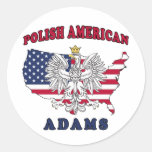Adams Massachusetts Polish Sticker