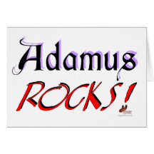 Adamus Rocks! Greeting Card