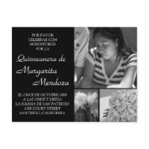 Adaptable Quinceanera Invitacion Tarjeta