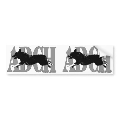 ADCH ACD BUMPER STICKER by ActiveDogDesigns