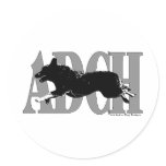 ADCHACD ROUND STICKER