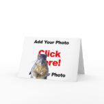 Add A Squirrel Custom Photo Greeting Card
