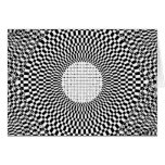 Add Custom Monogram to Optical Illusion Centre Cards