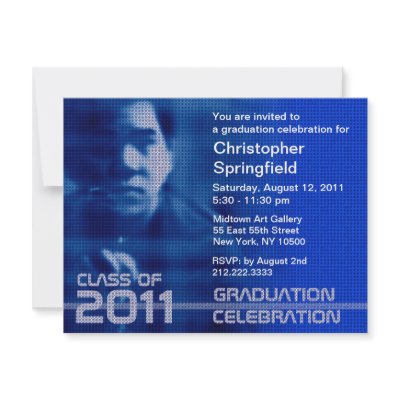 Add Photo Class of 2011 Invitation Sci fi Blue 7 by pixibition