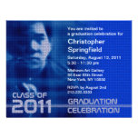 Add Photo Class of 2011 Invitation Sci fi Blue 7