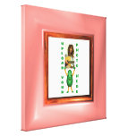Add photo to Square photo frame canvas wrap canvas prints