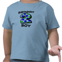Add Your Child's Name 2nd Birthday Boy Shirt