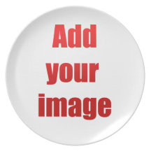 Add your image to customize dinner plate