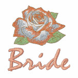 Add Your Names Pink Rose Bride T-shirt