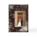 Add your own photo wedding design template cards
