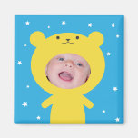 Add Your Photo Bear Frame Fridge Magnets