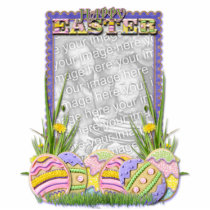 ADD YOUR PHOTO - Easter Egg Cookies Photo Cut Out