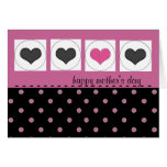 Add Your Photo Pink and Polka Dots For Mum Card