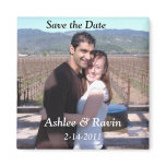 Add your photo SAVE THE DATE wedding magnets