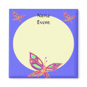 Add your Photo  with Butterfly Magnet