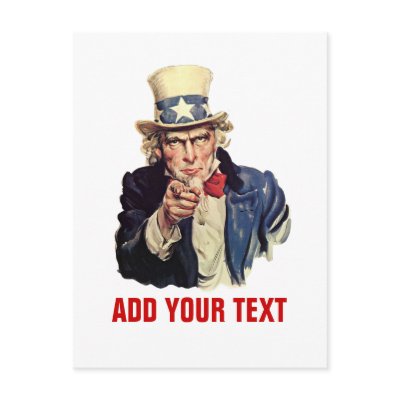 Add Your Text Post Card by guardart
