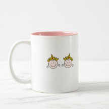 Add Your Text Twincess Mugs