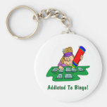 Addicted To Bingo! Key Chains