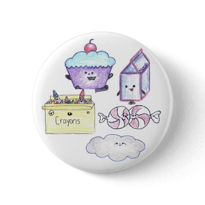 Addicted to Cuteness Pinback Button by candylove2shop