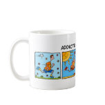 addicted to running (guy) mugs