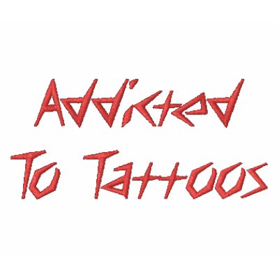 Addicted To Tattoos-Embroidered T-Shirt by pammys