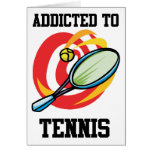 Addicted To Tennis Cards
