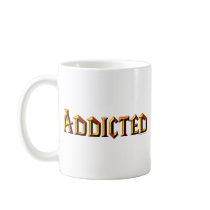 Addicted (WoW font) Mug
