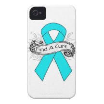 Addiction Awareness Find A Cure Ribbon iPhone 4 Case-Mate Case